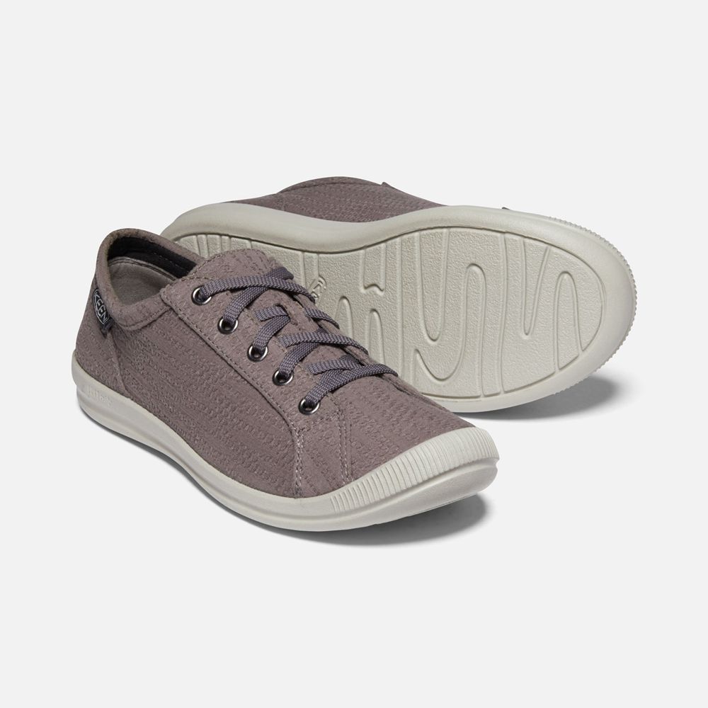 Keen Yazlık Ayakkabı Kadın Gri - Lorelai Hemp Sneaker - Türkiye RFIU07921